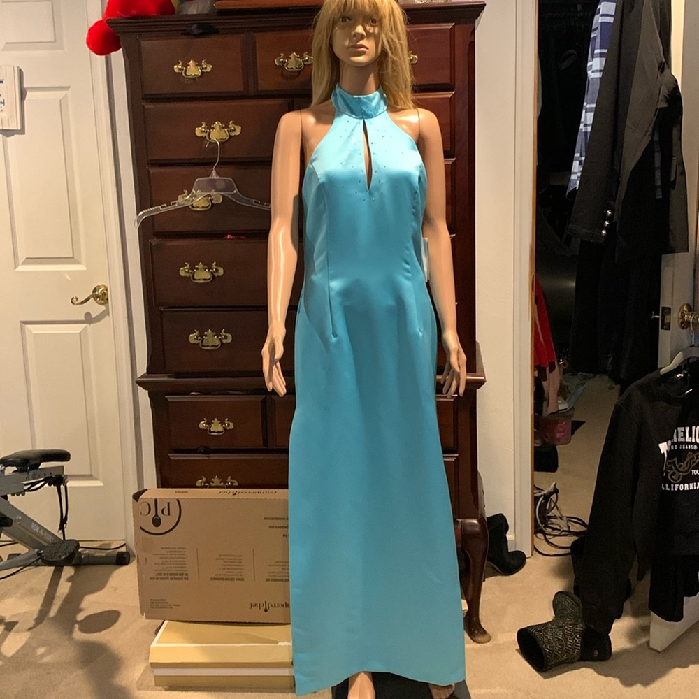 Nwt Jessica McClintock Prom Dress - Blue size 9